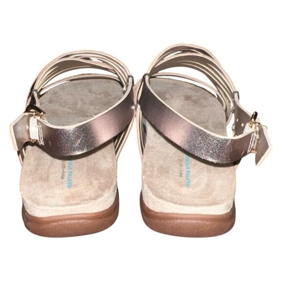Easy Spirit Women's Marlis Slingback  Metallic Flat Sandals Size 11n - Picture 3 of 6